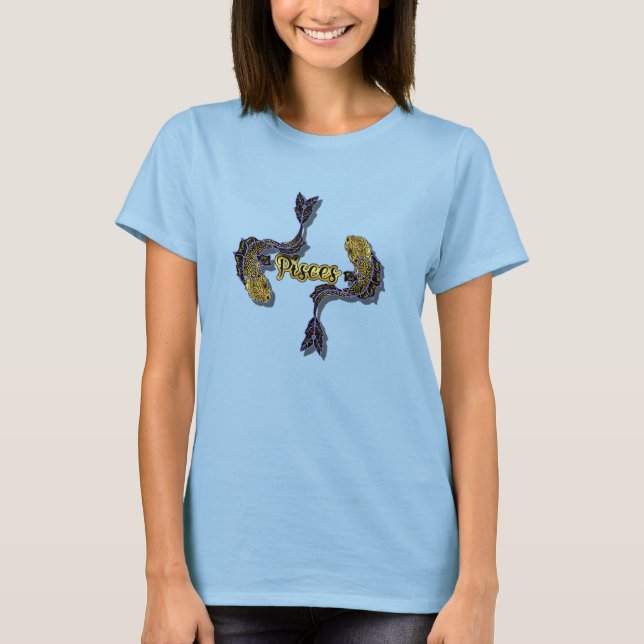 T-shirt Chemise Gris Pisces (Devant)
