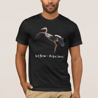 T-shirt Chemise grise de héron