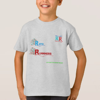 T-shirt Chemise grise de logo de rapidrunners !
