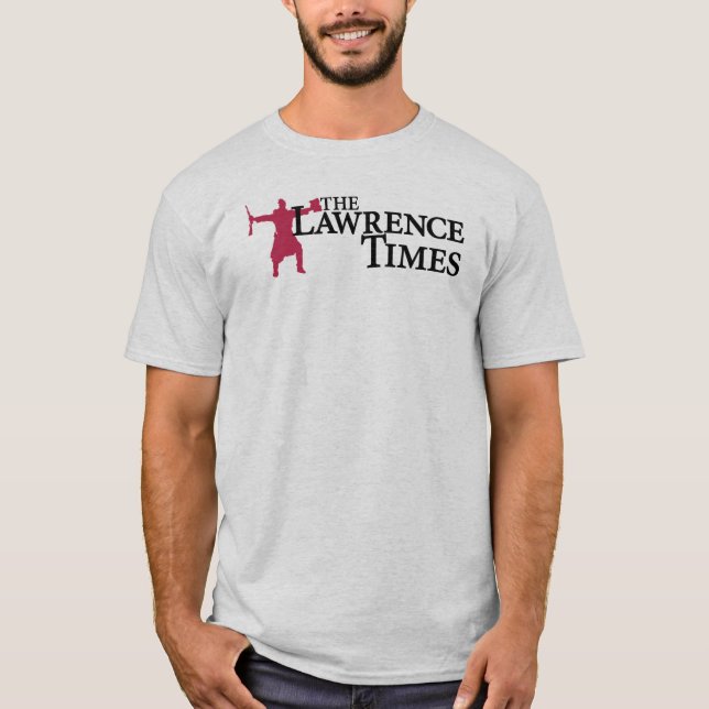 T-shirt Chemise grise Lawrence Times (Devant)