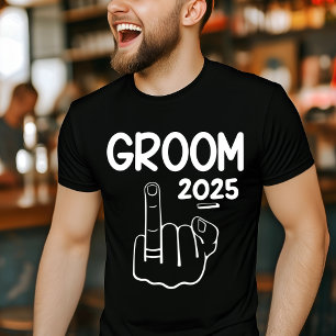 T-shirt Chemise Groom personnalisée - Drôle Bachelor Party