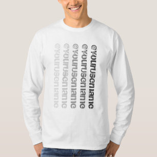 T-shirt Chemise grunge de gazouillement