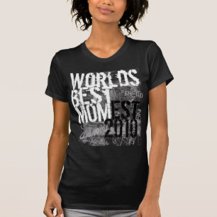 T-shirt Chemise grunge de noir des textes de Graffitti de