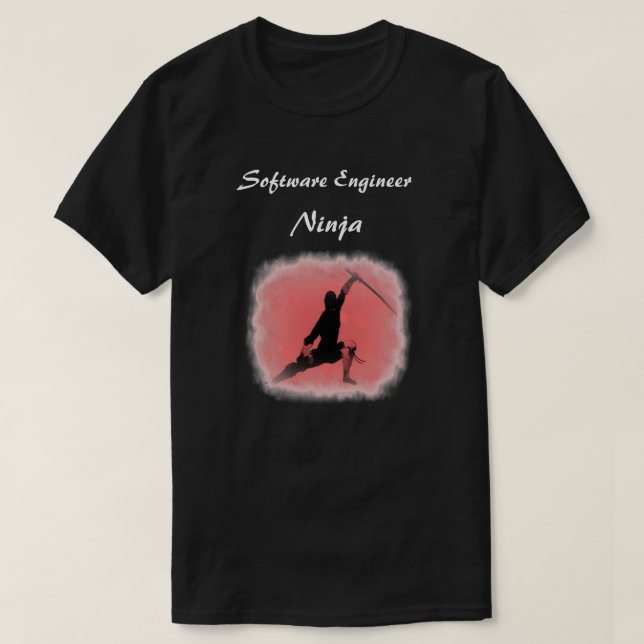 T-shirt Chemise guerrière cool Ninja (Design devant)
