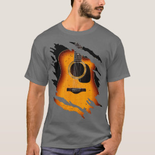T-shirt Chemise guitare Guitare Musique acoustique Chemise