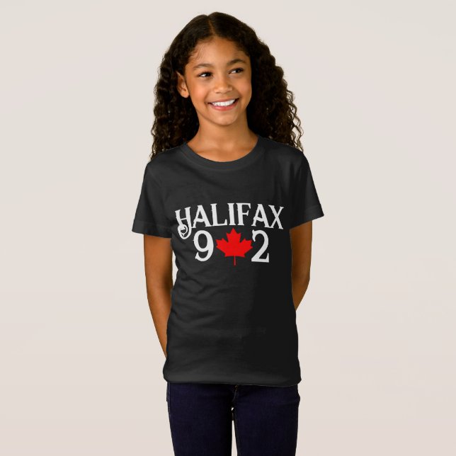 T-Shirt Chemise Halifax Nouvelle-Écosse 902 modifiable (Devant entier)