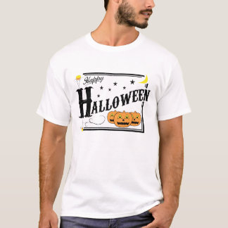 T-shirt Chemise Halloween à l'ancienne