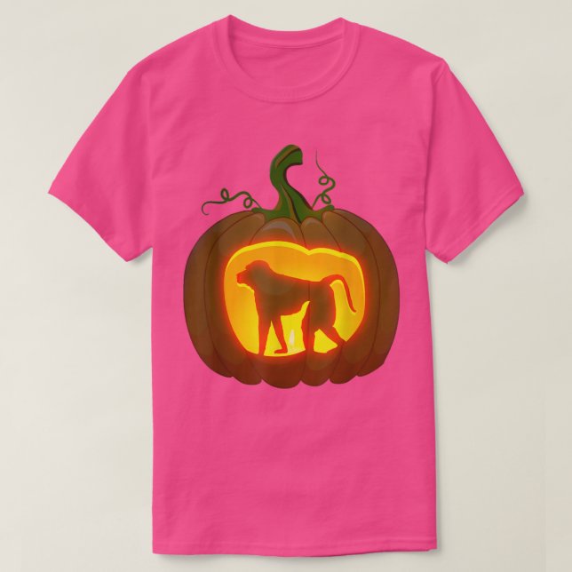 T-shirt Chemise Halloween Baboon385 (Design devant)