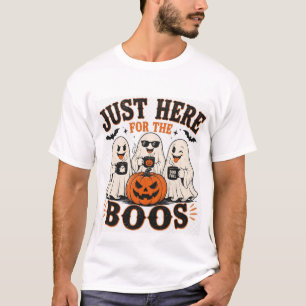 T-shirt Chemise Halloween Boo Crew – Fantômes effrayants m