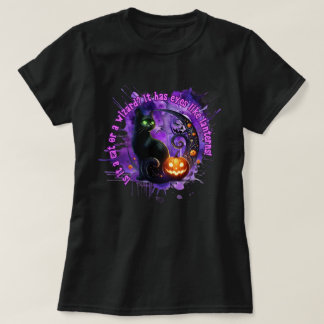 T-shirt Chemise Halloween Chat