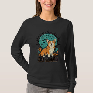 T-shirt Chemise Halloween Corgi pour filles aimant les chi
