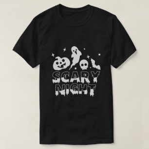 T-shirt Chemise Halloween de nuit effrayante