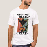 Chemise Halloween Fantôme avec Pun de friandise ef