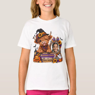 T-shirt Chemise Halloween personnalisée avec vache des Hig