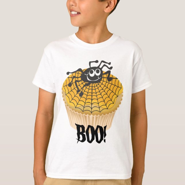 T-shirt Chemise Halloween Spider Boo (Devant)