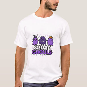 T-shirt Chemise Halloween Squad Ghouls Fantôme Mignon