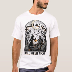 T-shirt Chemise Halloween tous les jours Spooky toute l'an