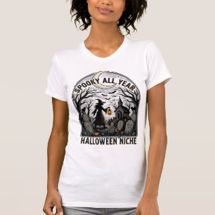 T-shirt Chemise Halloween tous les jours Spooky toute l'an