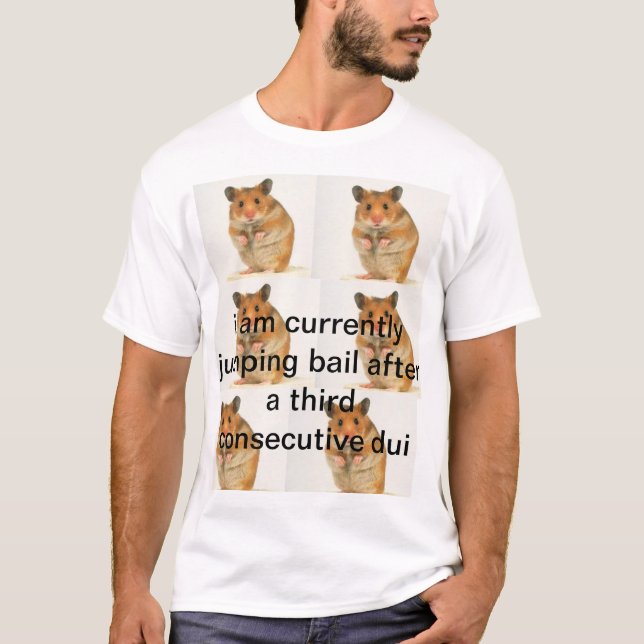 T-shirt chemise hamster dui (Devant)