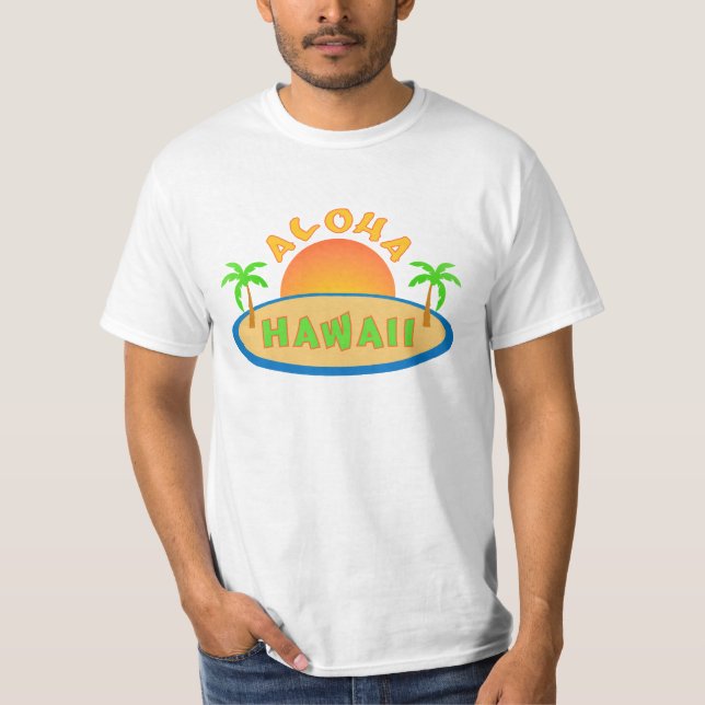 T-shirt Chemise HAWAII - choisir le style (Devant)