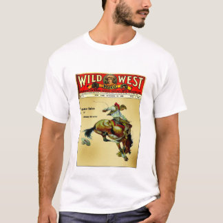 T-shirt Chemise hebdomadaire occidentale sauvage de cowboy