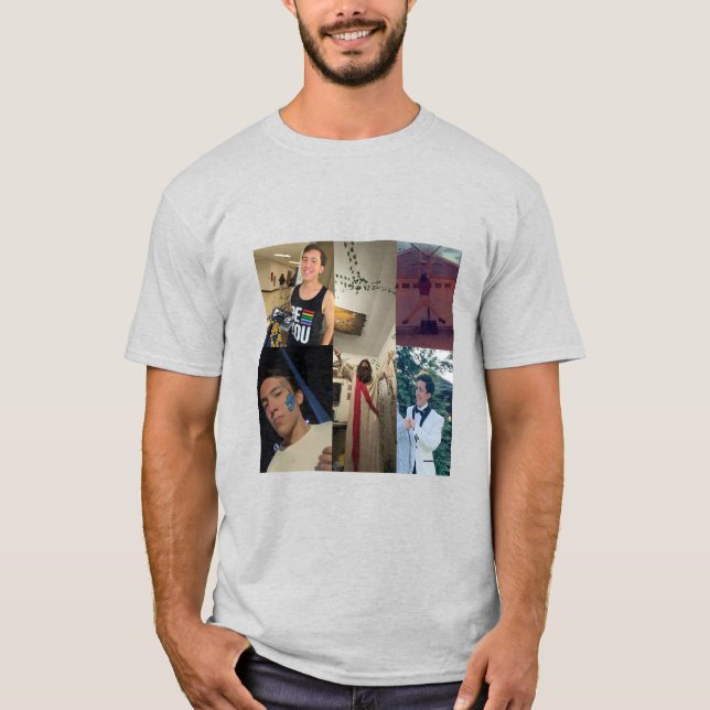 T-shirt chemise Herbas Collage (Devant)