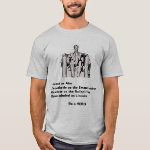 T-shirt Chemise Hero Abe Lincoln