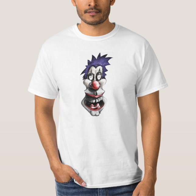 T-shirt Chemise heureuse de clown (Devant)