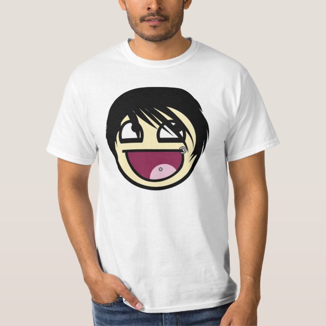 T-shirt Chemise heureuse de meme d'enfant d'Emo (Devant)