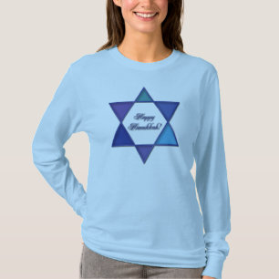 T-shirt Chemise heureuse d'étoile de David de Hanoukka
