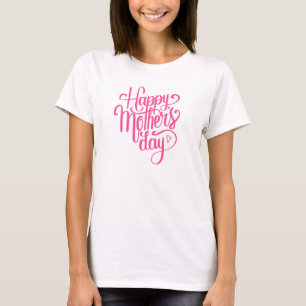 T-shirt Chemise heureuse élégante du jour de mère  