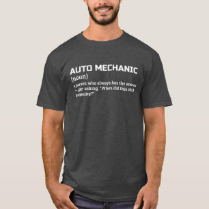 T-shirt Chemise Hilarious Auto Mécanique
