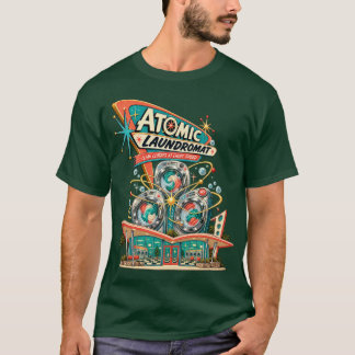 T-shirt Chemise homme Atomic Laundromat Rétro 1950s Laveri