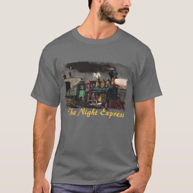 T-shirt Chemise homme Express de nuit (Devant)