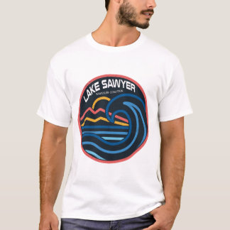 T-shirt Chemise homme Lake Sawyer Wake Surf