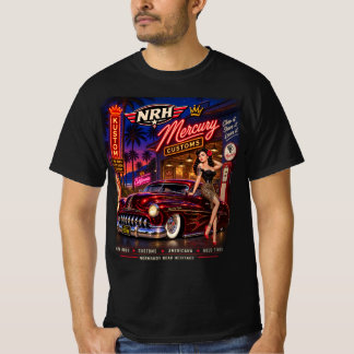 T-shirt Chemise homme Mercury Customs Vintage Pin-Up Hot R
