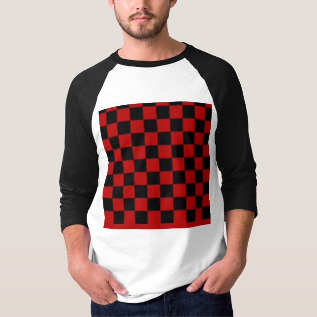 T-shirt Chemise homme Motif Checker (Devant)