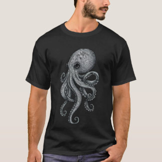T-shirt Chemise homme pieuvre Steampunk