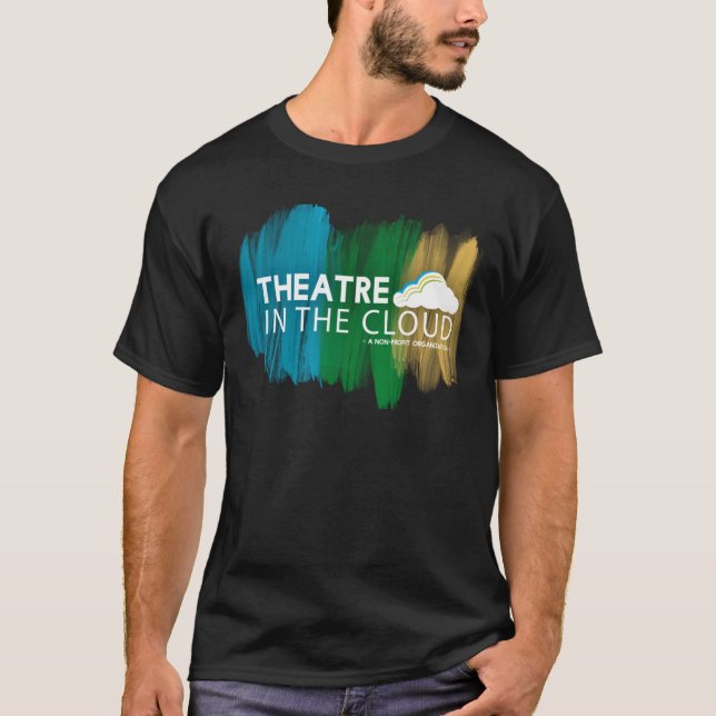 T-shirt Chemise Homme - Théâtre dans le Logo Cloud (Devant)