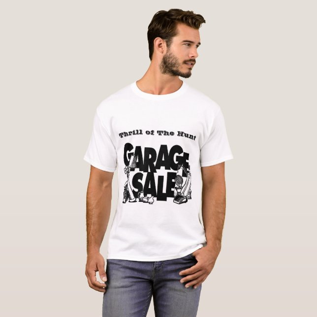 T-shirt Chemise homme Thrill of The Hunt Garage Sale (Devant entier)