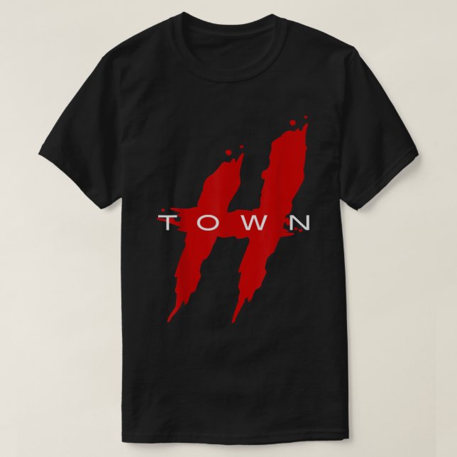 T-shirt Chemise Houston HTown Hustle Town The H Houston Te (Design devant)