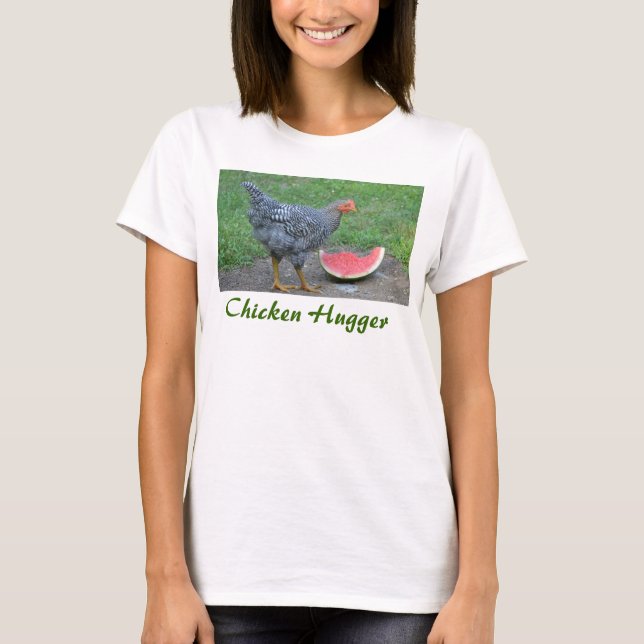 T-shirt Chemise Hugger De Poulet (Devant)