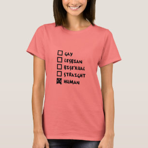 T-shirt Chemise humaine Gay Lesbienne Bisexuel Droit