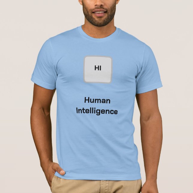 T-shirt Chemise Human Intelligence (Devant)