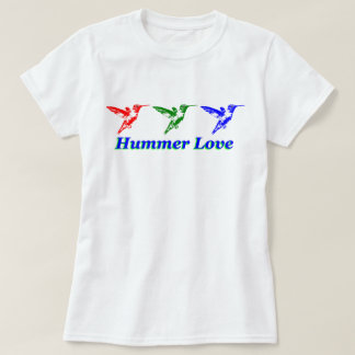 T-shirt Chemise Hummer Love Hummingbird Pour Les Couleurs