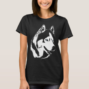 T-shirt Chemise Husky Husky Chirt Husky Malamute Chemises