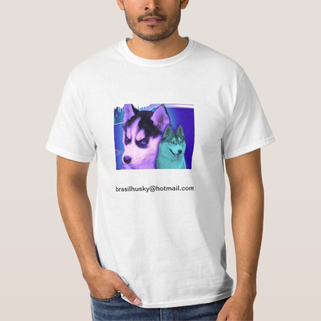 T-shirt chemise husky Sibérien (Devant)