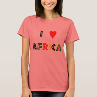 T-shirt Chemise "I Heart Africa"