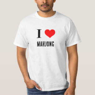 T-shirt Chemise - I Heart mahjong