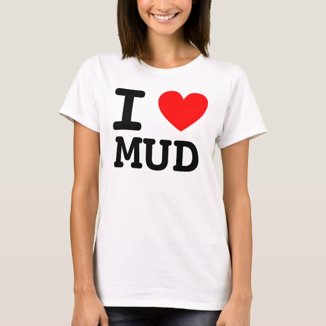 T-shirt Chemise I Heart MUD (Devant)